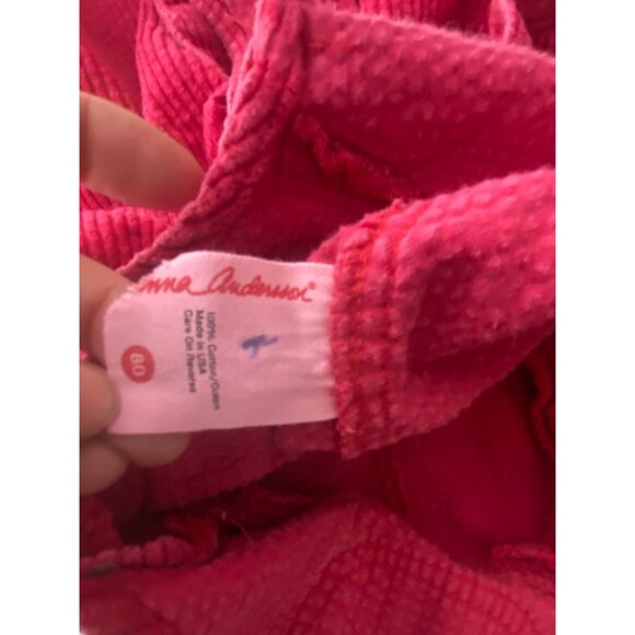 Hanna Andersson Rare HTF Red Cordory size 80 size 2 - Picture 7 of 9